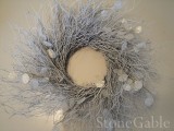 silver winter wreath