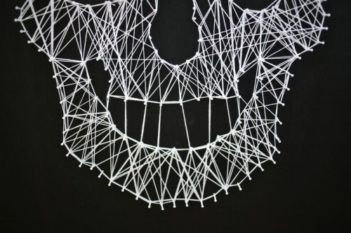 Diy Skull String Art