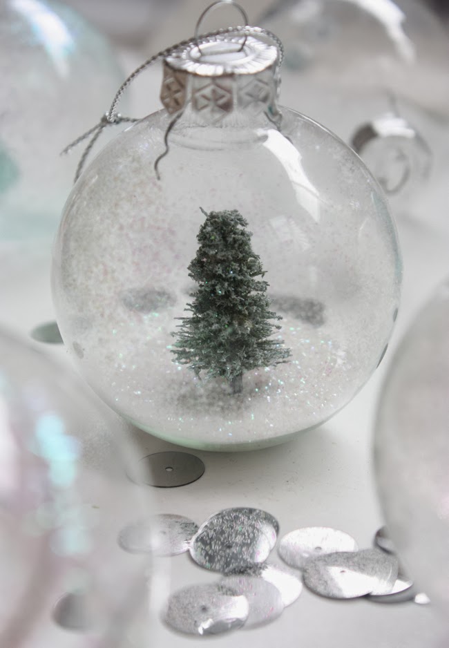Diy Snow Globe Christmas Ornament