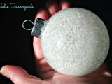 snowball ornaments with sea salt