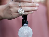 icy snowball ornaments