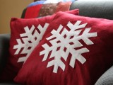 Diy Snowflakes Pillows