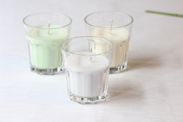 Diy Soy Candles In Bistro Glasses
