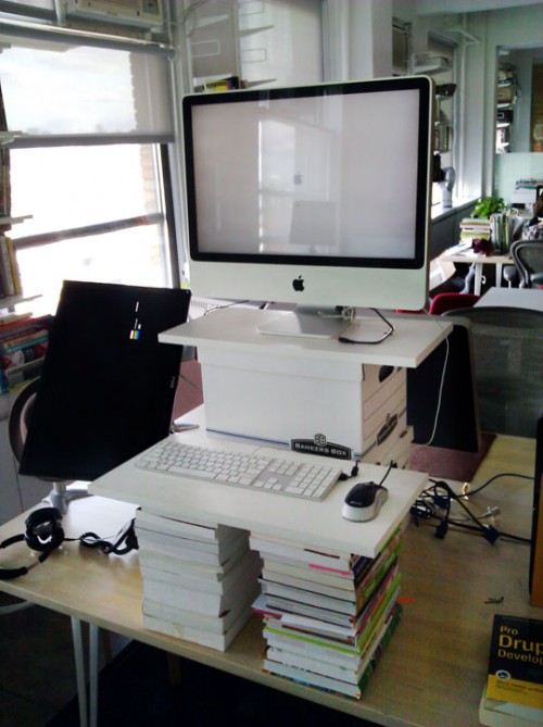 Diy Standup Desk You Can Make In Seconds