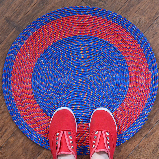 bright rope rug