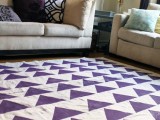 drop cloth rug