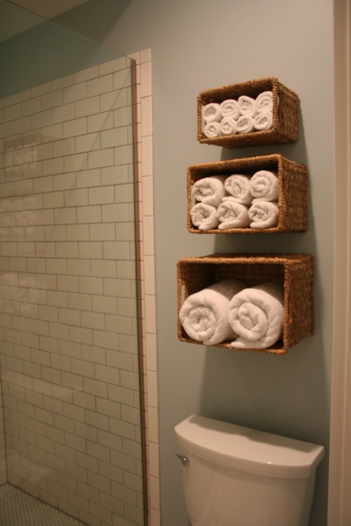 Diy Storage For Bathroom Linen
