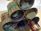 Diy Storage Made Of Recycled Cans