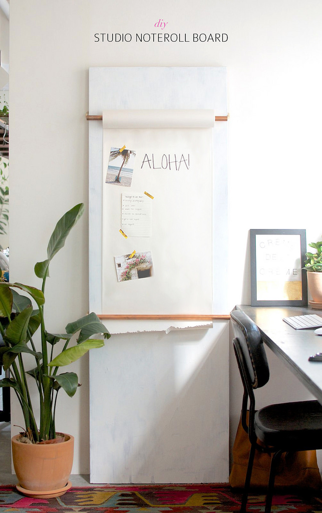 Diy Studio Note Roll Board For Working Spaces