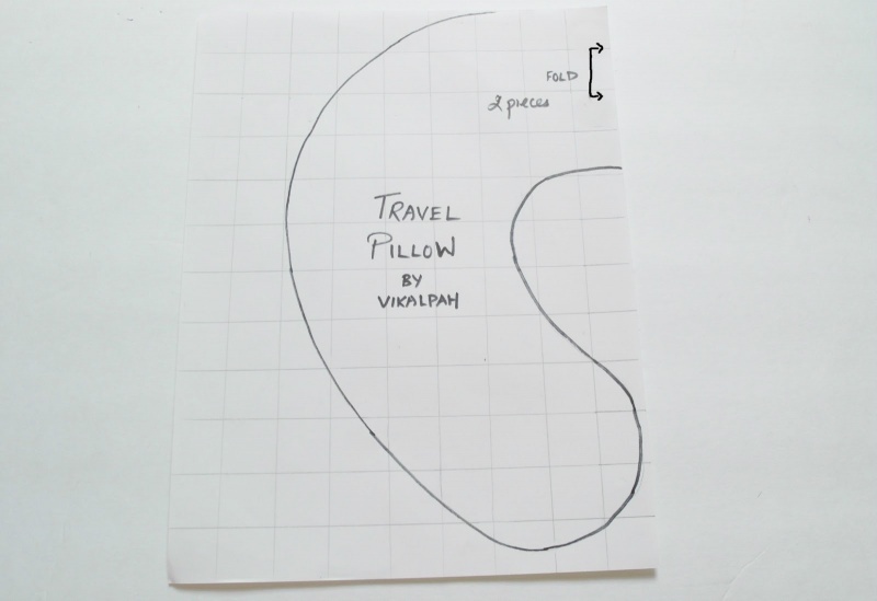 Picture Of diy stuffed travel pillow with a pattern  2