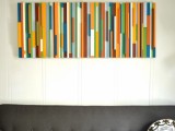 Diy Stylish And Modern Painted Wood Wall Art
