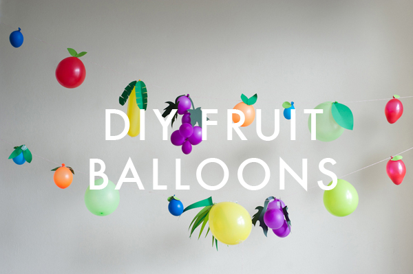 fruit balloons banner