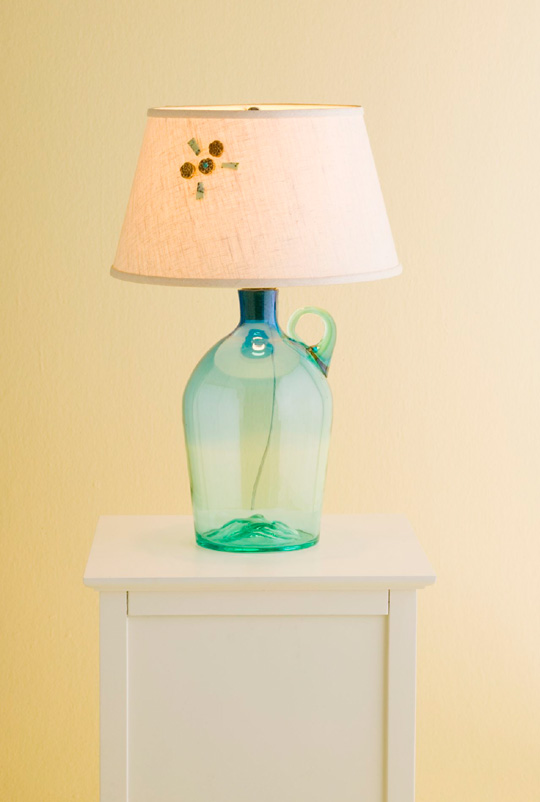 Diy Table Lamp In A Bottle