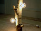 Diy Table Lamp Of Birch Branch