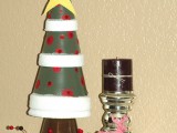 Diy Tabletop Christmas Trees From Pots