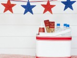 Diy Tagboard Star Garland For 4th Of July