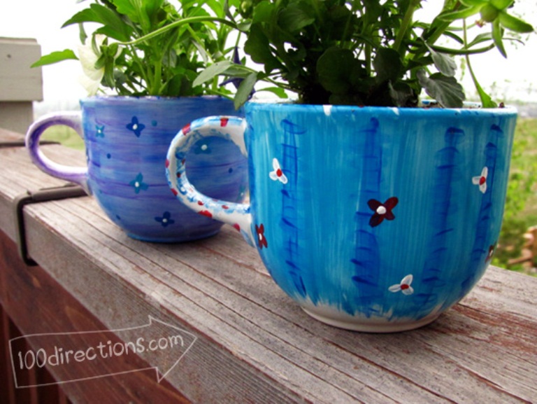 Diy Tea Cup Flower Pots
