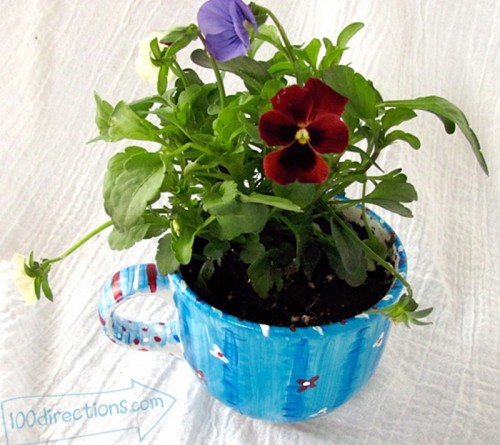 Diy Tea Cup Flower Pots