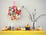 Diy Thanksgiving Fabric Wreath