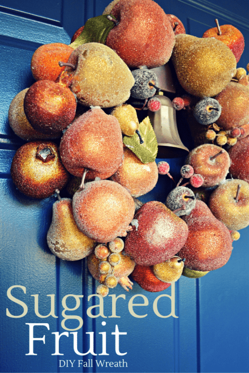 sugared fruit wreath