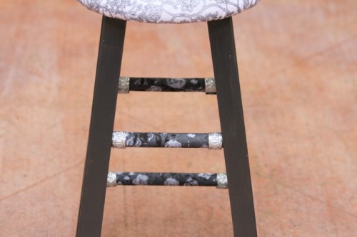 DIY Thrifted Wood Stool Makeover