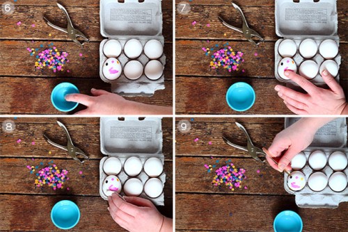 Diy Tissue Paper Dyed Easter Eggs