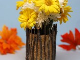 rustic twig vase