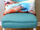 painting an upholstered chair