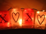 Diy Valentine Luminaries