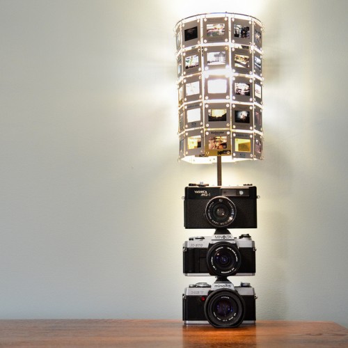 Diy Vintage Cameras Lamp