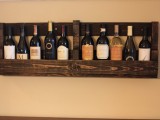 Diy Vintage Looking Wine Rack Of A Pallet