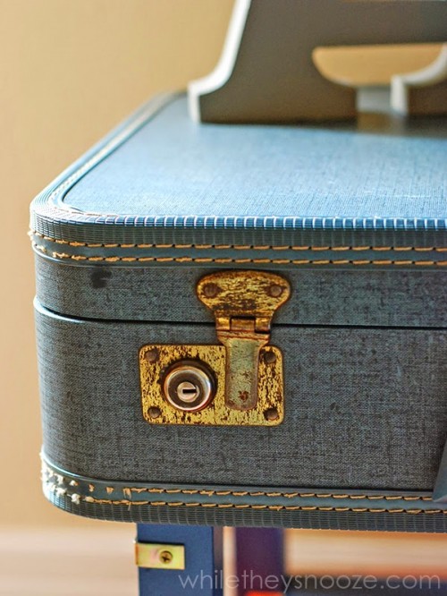 Diy Vintage Suitcase Bedside Table