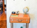 vintage suitcase table