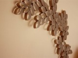 Diy Wall Art Made Of Paper Rolls