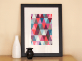 Diy Wall Art Of Paint Chips
