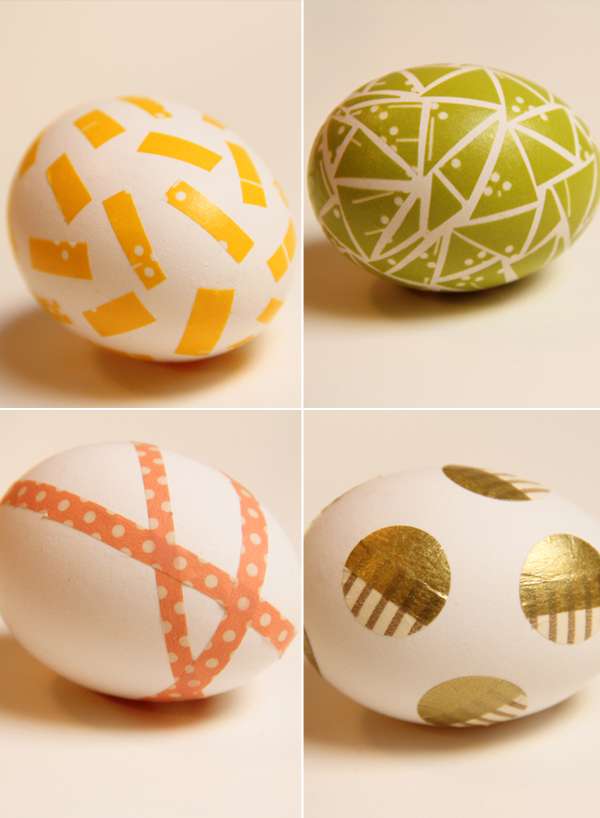 Diy Washi Tape Easter Eggs