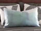 watercolor pillow