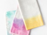 watercolor napkins