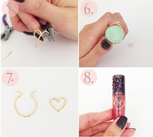 Diy Wire Heart Ring