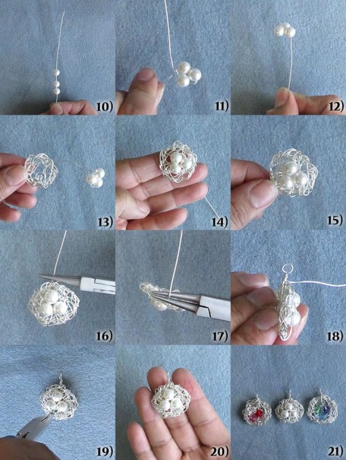 Diy Wire Wrapped Bird Nests Jewelry