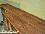 cedar kitchen countertop