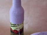Diy Yarn Beer Bottle Vase