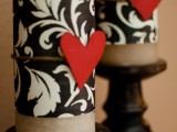 Dressed Up Valentines Day Candles