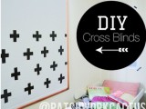 duct tape cross blinds