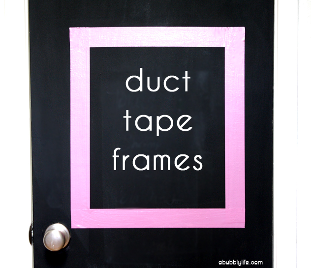 duct tape frames