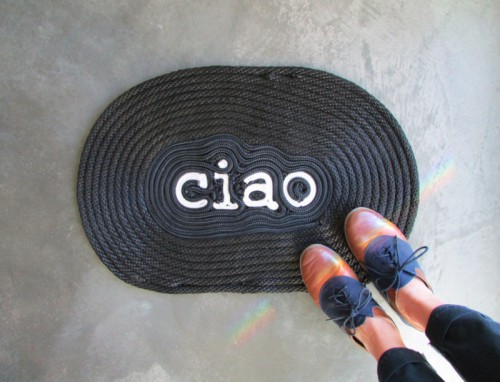Durable DIY Ciao Rope Door Mat