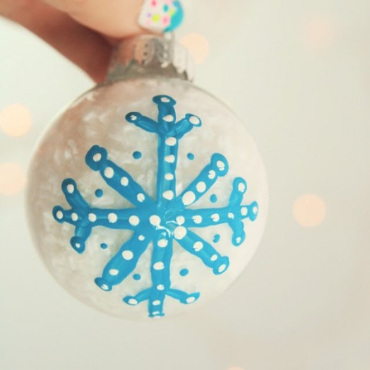hand painted ornament