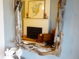 big driftwood mirror