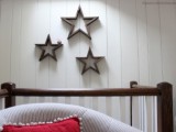 wooden stars for Christmas decor