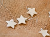 simple clay Christmas stars
